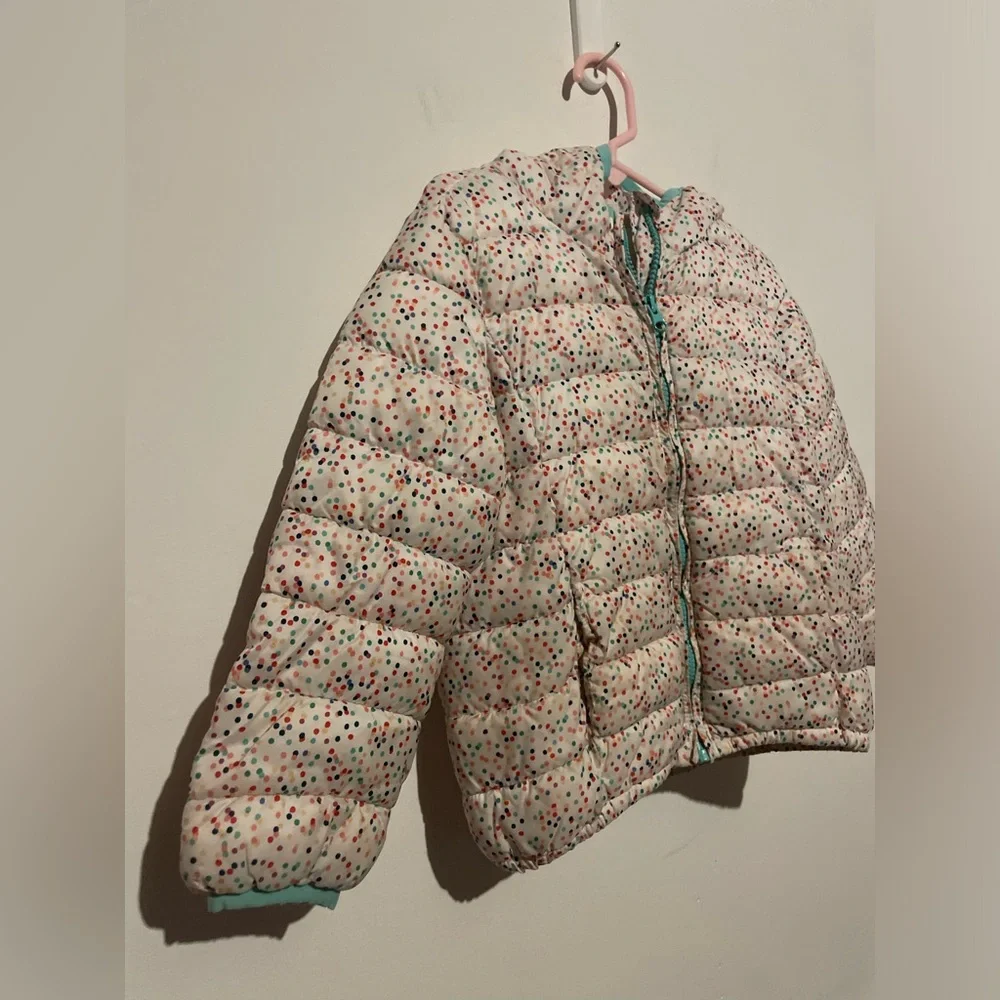 Baby Gap‎ Lightweight puffer jacket in confetti for toddlers size 5 - Primaloft